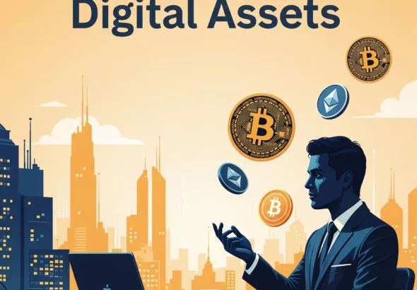 a image showing digital assets, bitcoin,etherium,etc.